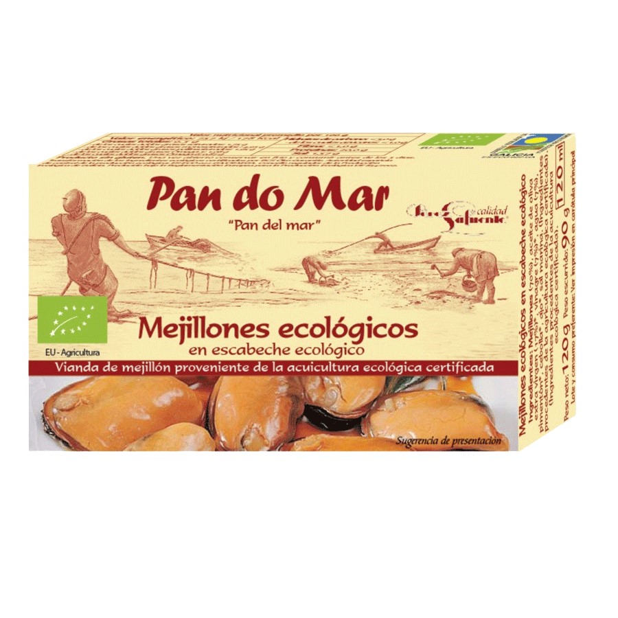 Mejillones en escabeche Pan do Mar 115g | ecológico
