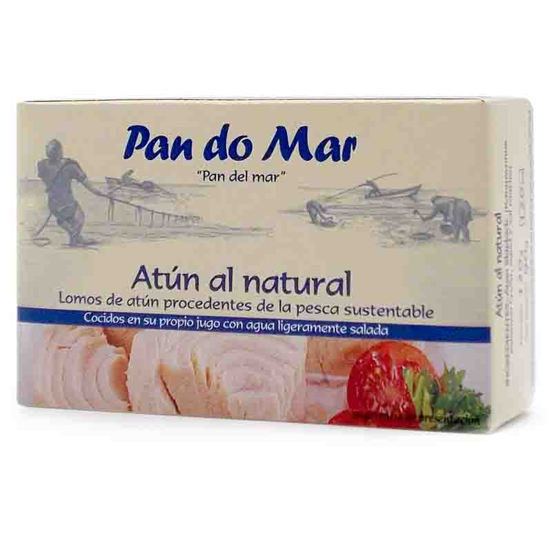 Lomos de atún al natural Pan do Mar 120g
