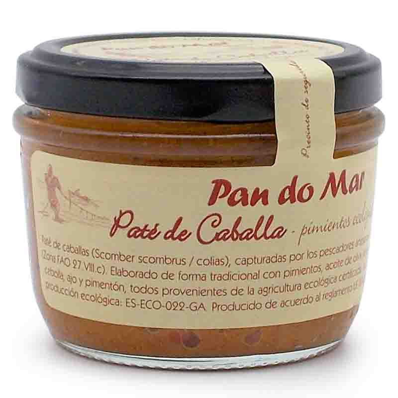 Paté de caballa con pimientos Pan do Mar 125g | ecológico