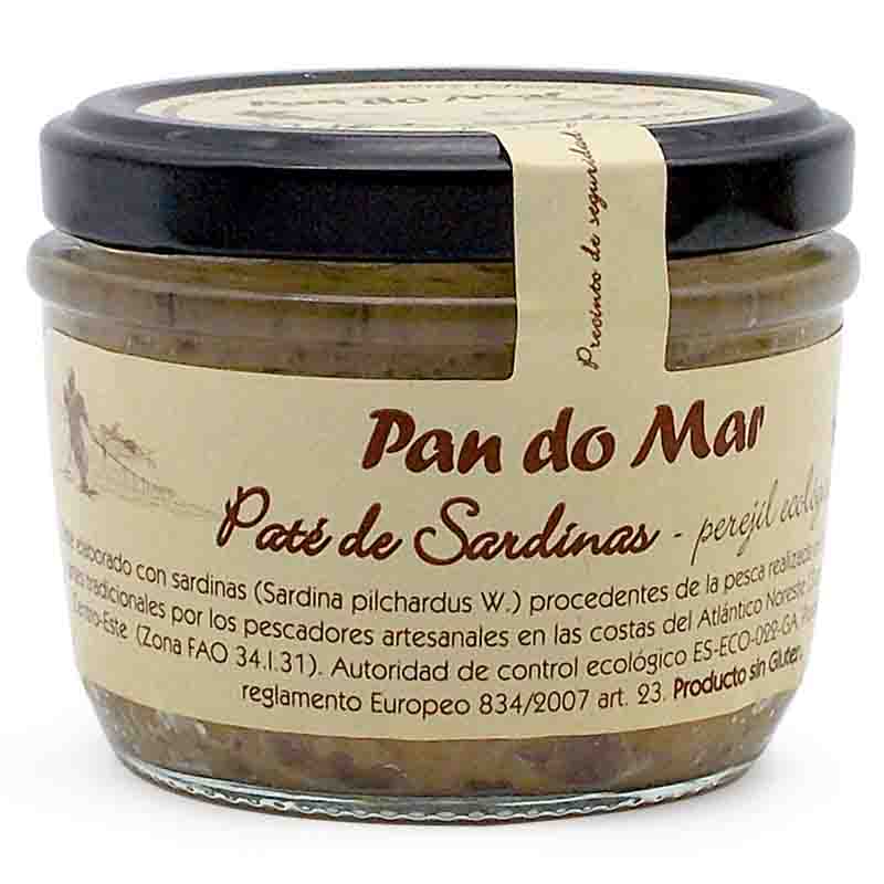 Paté de sardinas con perejil Pan do Mar 125g | ecológico
