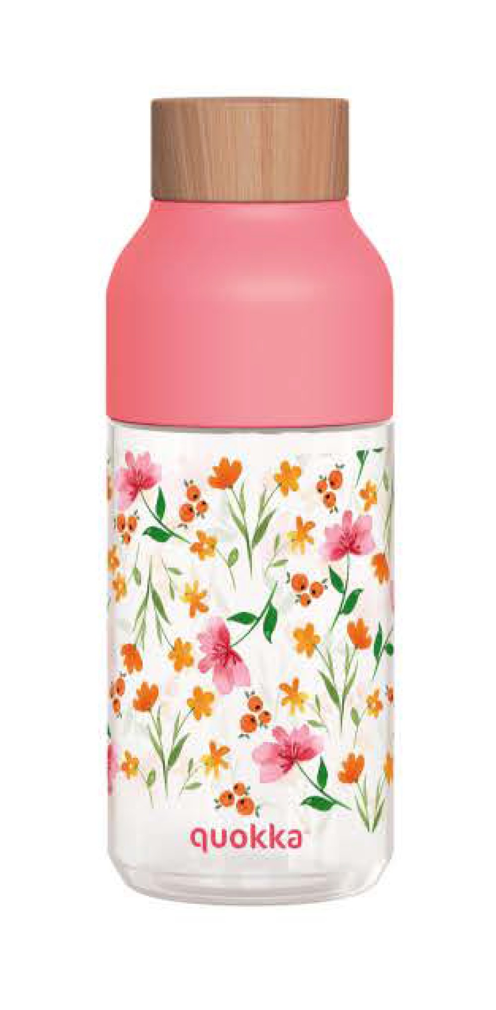 Botella Ice Pink Flowers Quokka 570ml