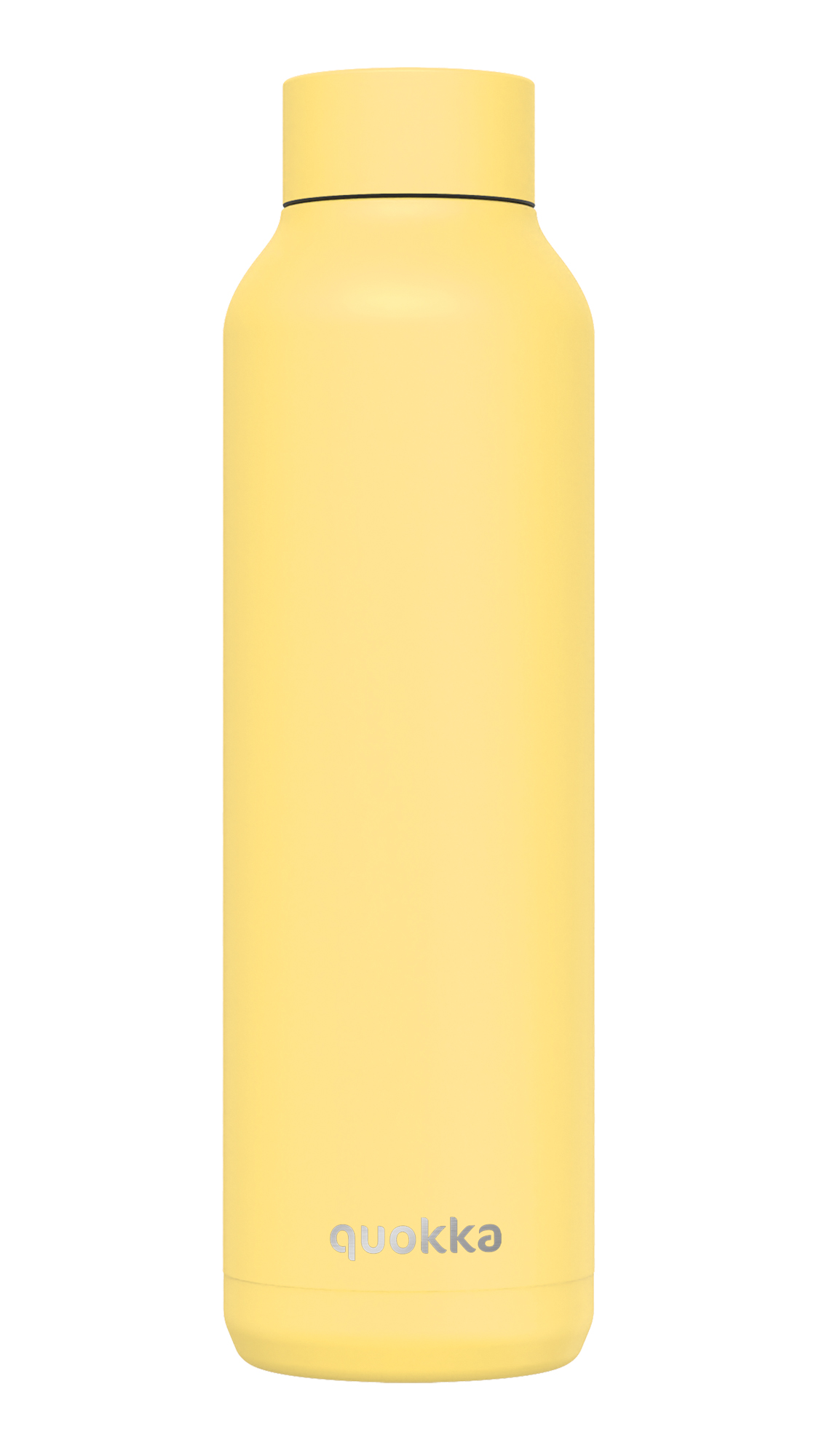 Botella solid termo acero inox LIGHT YELLOW 630ml Quokka