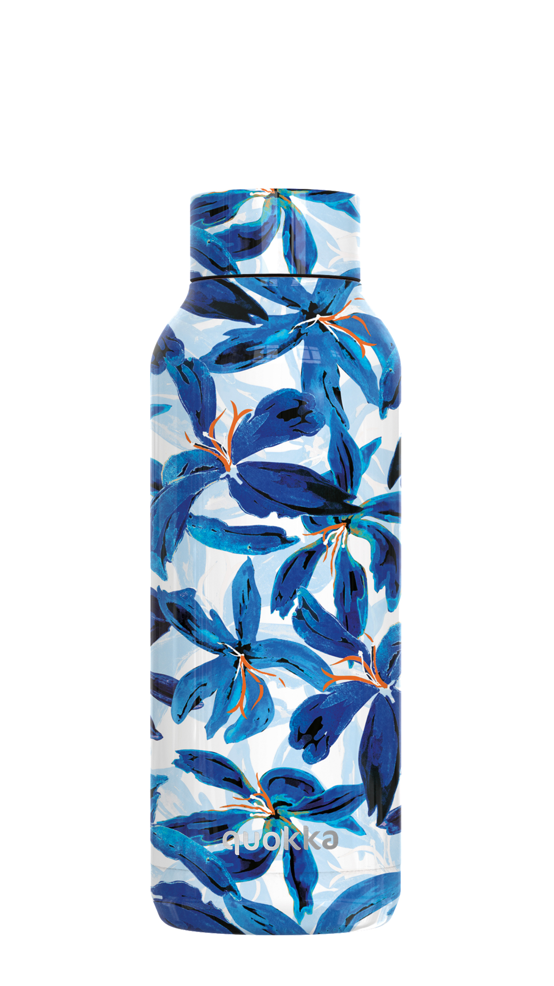Botella termo de acero inox BLUE HIBISCUS 510ml Quokka