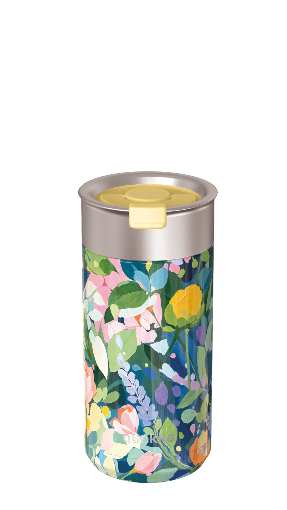 Taza café térmico acero inox boost floral party 400ml Quokka
