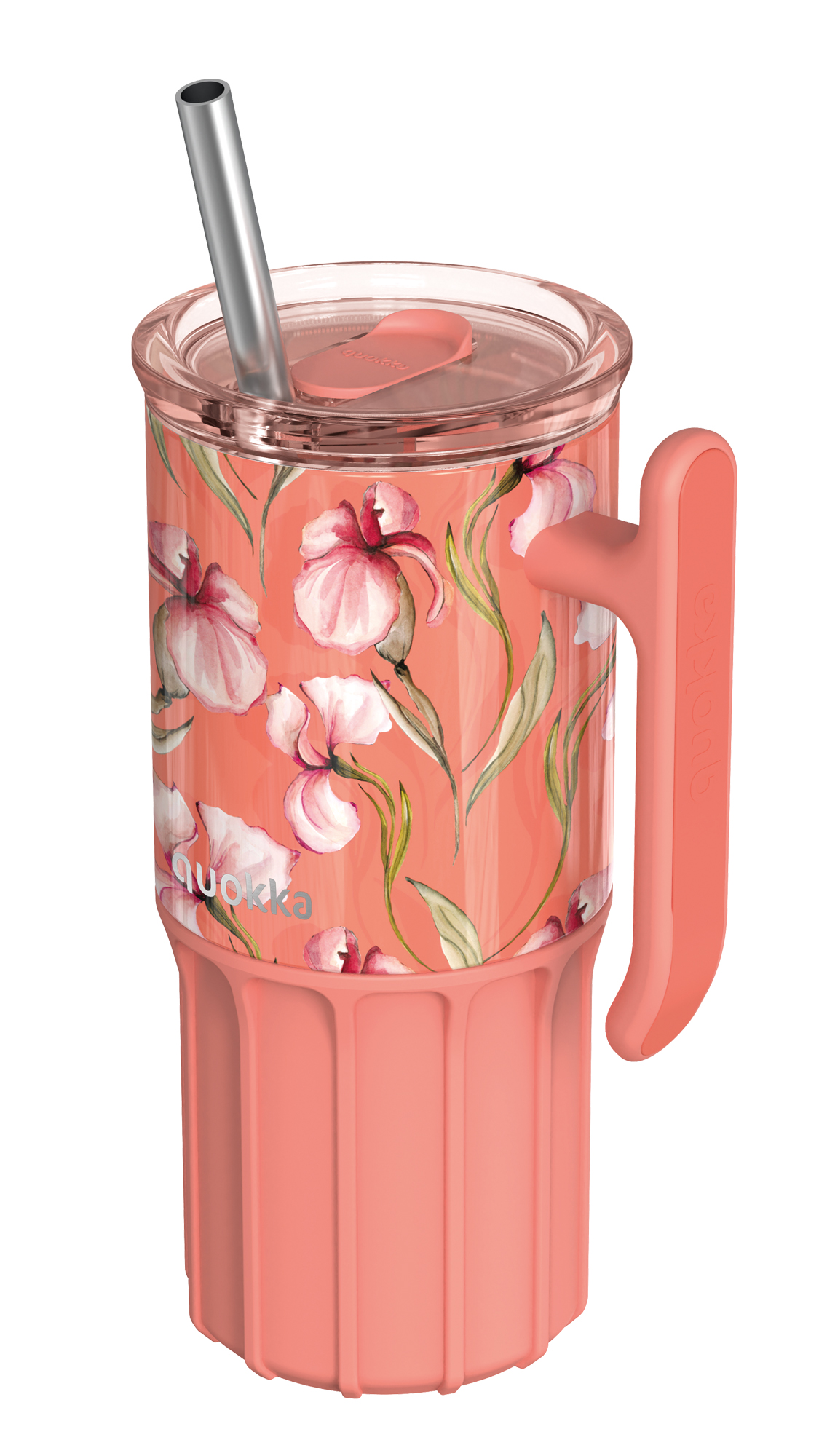 Taza termo inox umi floral coral 720ml Quokka