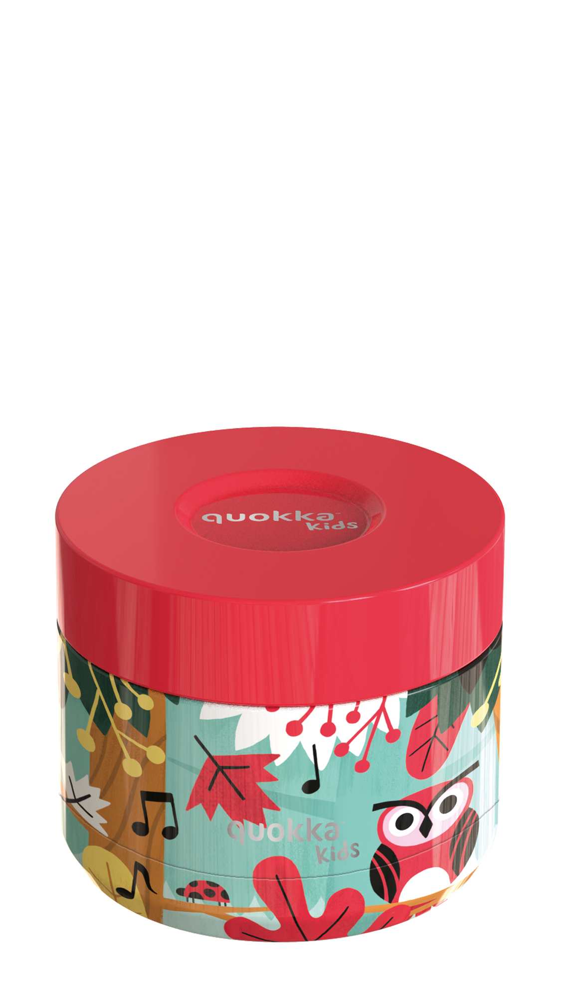 Recipiente comida térmico acero inox whim grove birds 360ml Quokka