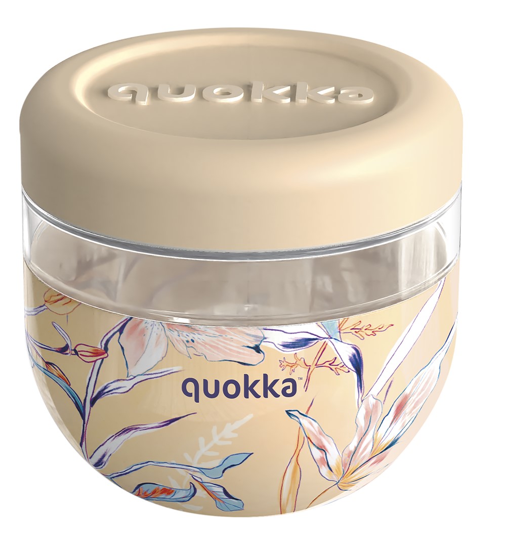 Recipiente MS Bubble Vintage Floral Quokka 770ml