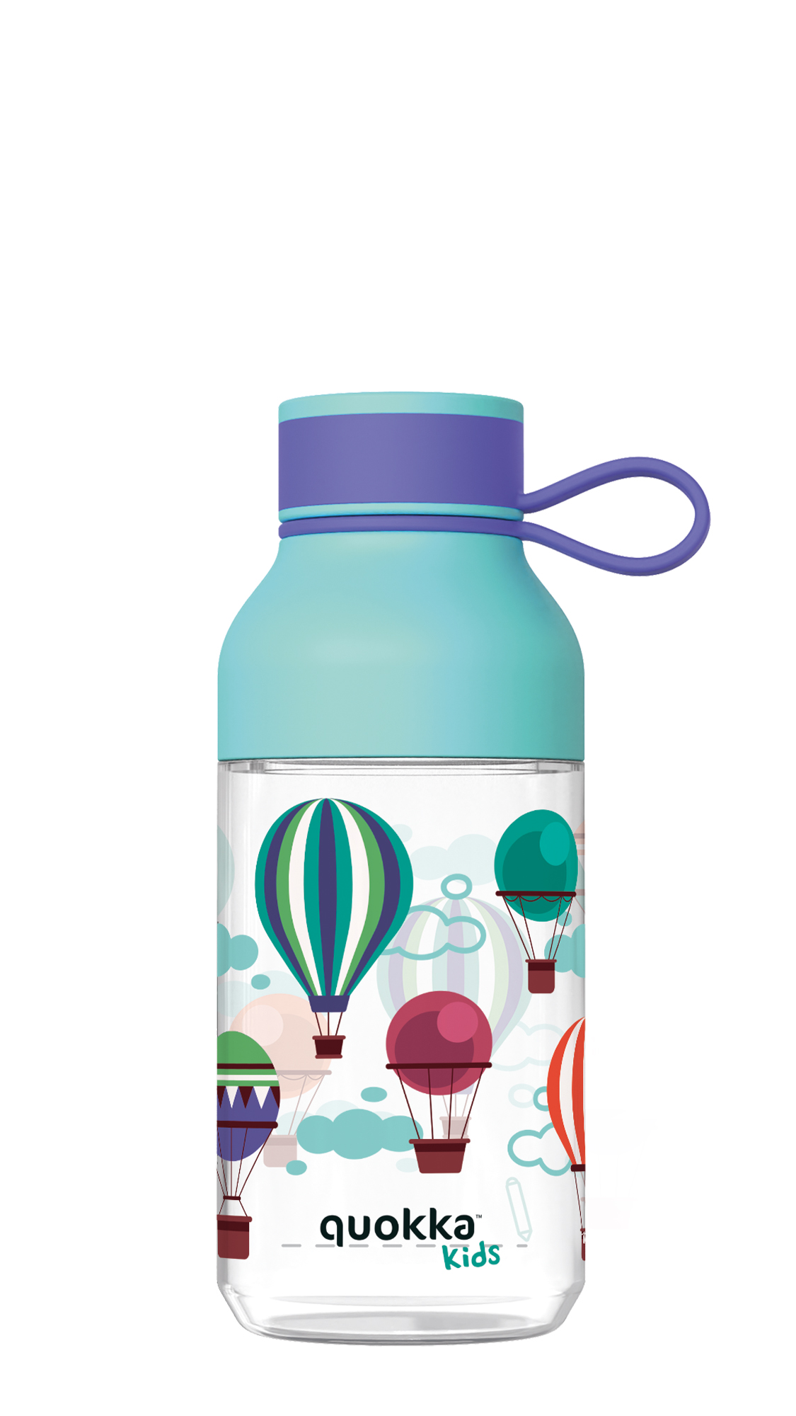 Botella kids ecozen con colgador balloons 430ml Quokka