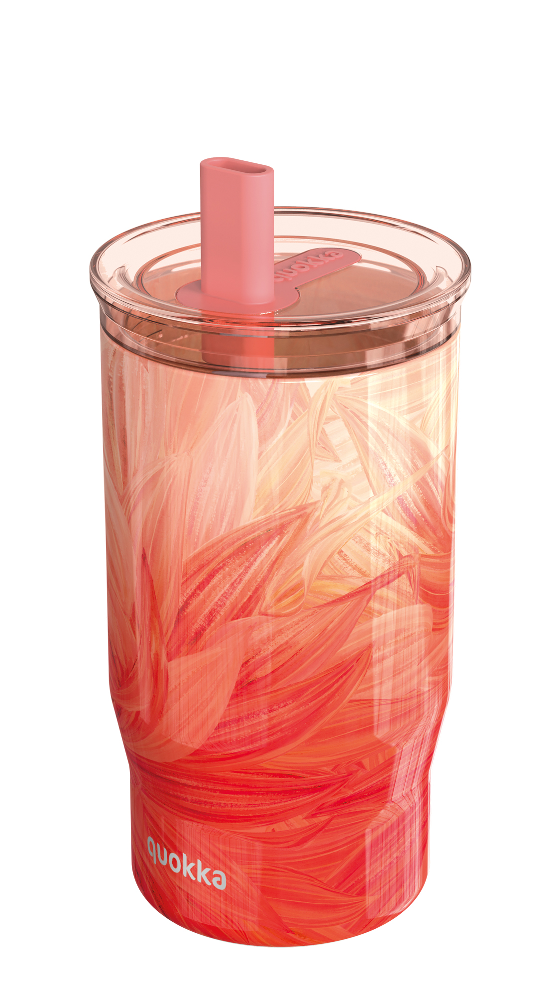 Vaso termo inox con pajita mist peach 720ml Quokka
