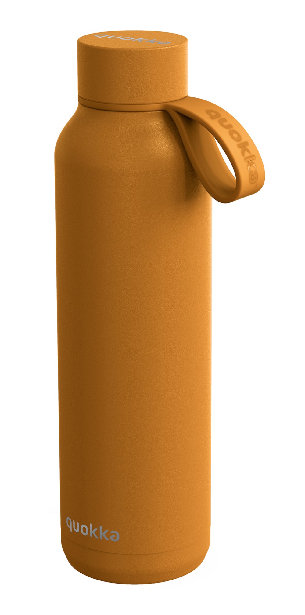 Botella térmica con colgador Solid Mustard Quokka 630ml