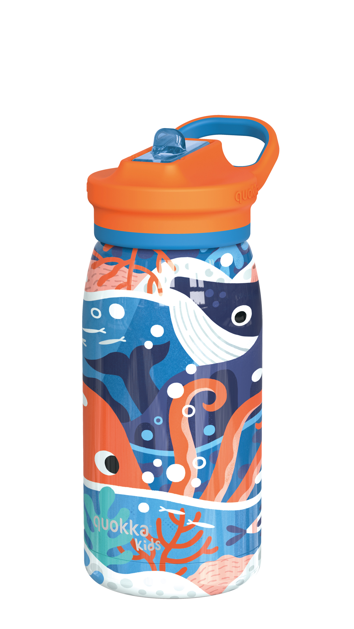 Botella kids termo acero inox sipper pop ocean 445ml Quokka