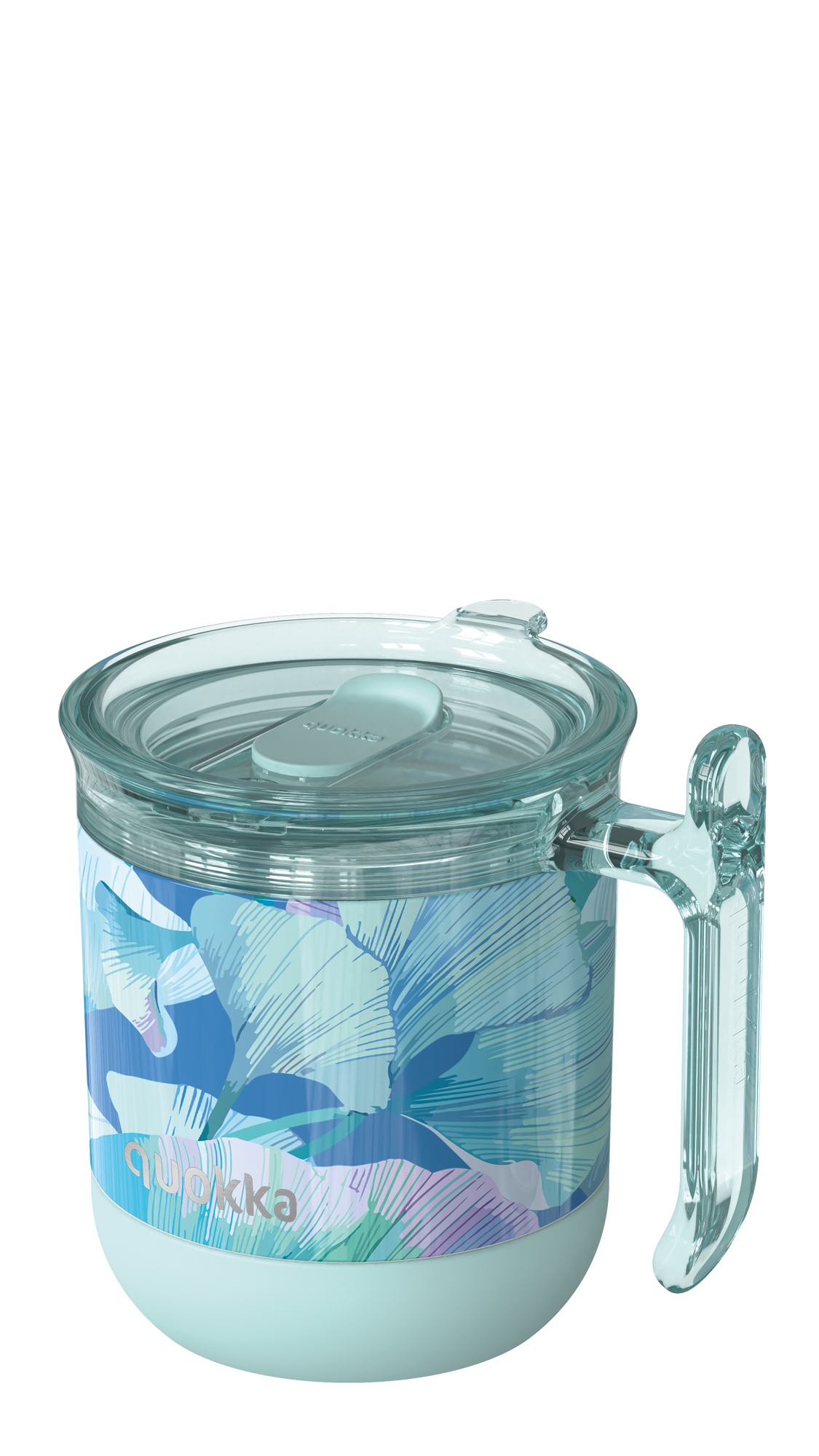 Taza termo acero inox drop safe wave ginkgo leaves 260ml Quokka
