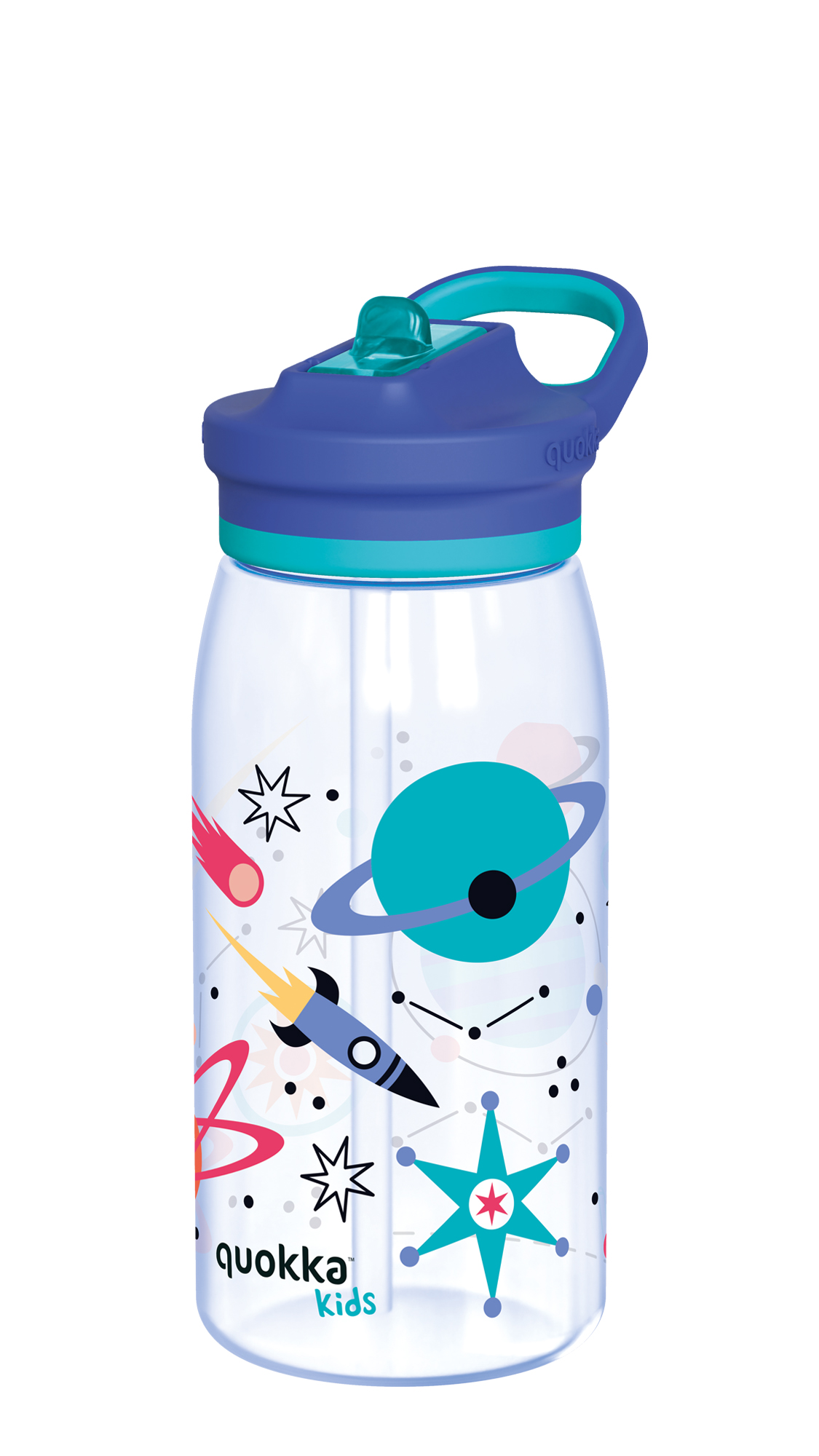 Botella kids ecozen con sipper glow space 580ml Quokka