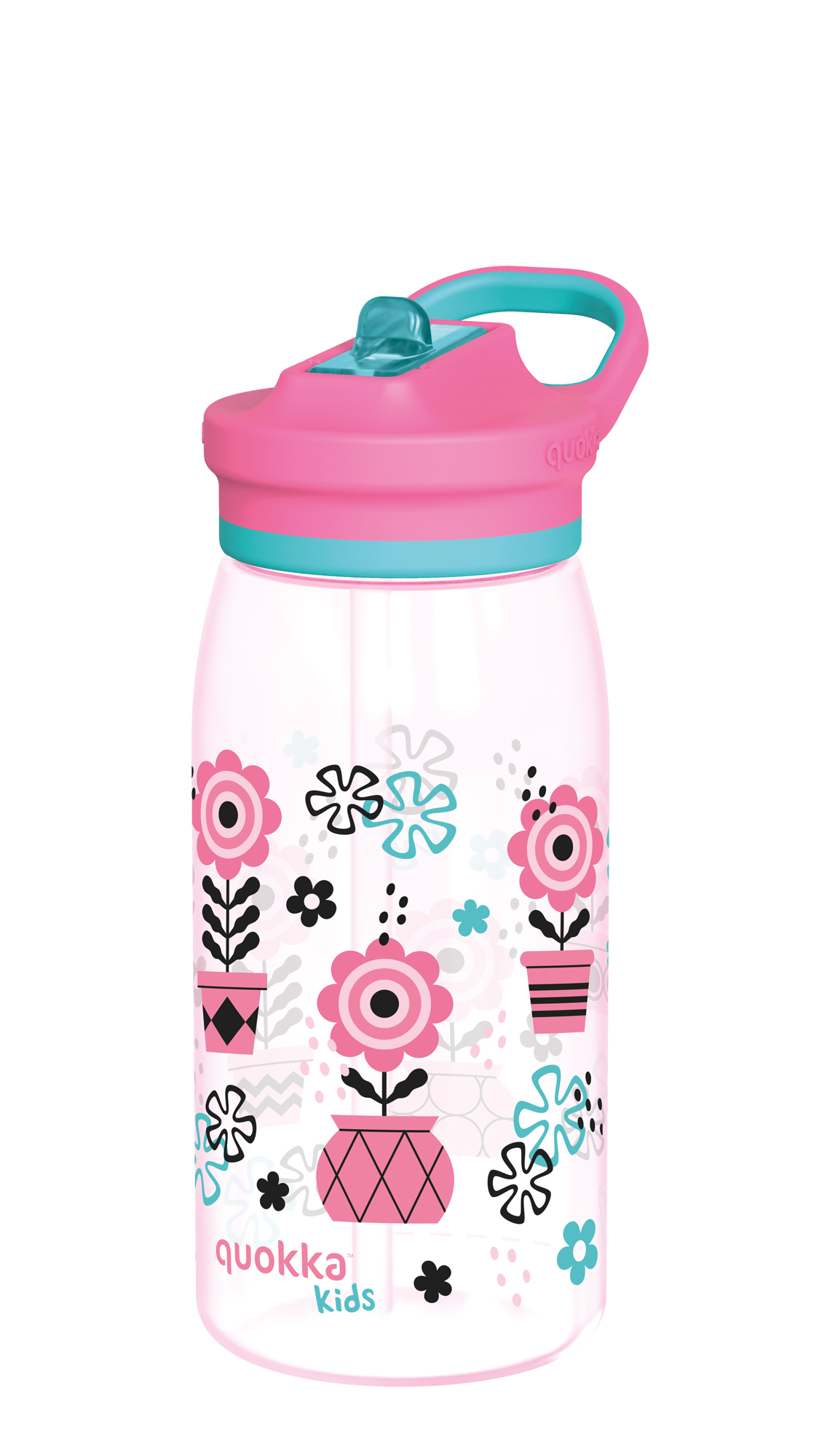 Botella kids ecozen sipper glow melodic flowers 580ml Quokka
