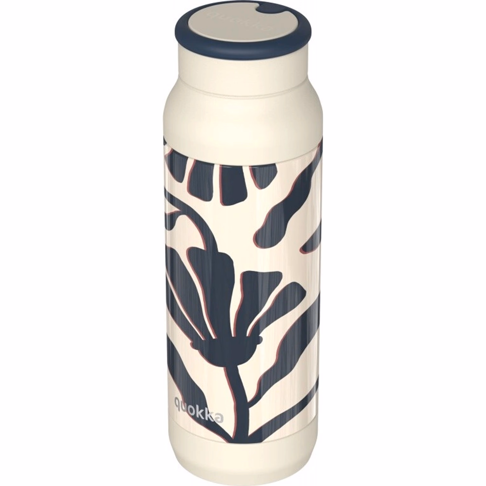 Botella termo acero inox drop safe puilse abstract leaves 700ml Quokka