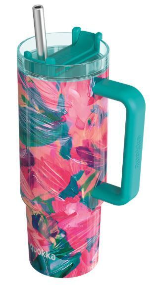 Taza termo acero inox drop safe vibe oil petals 880ml Quokka