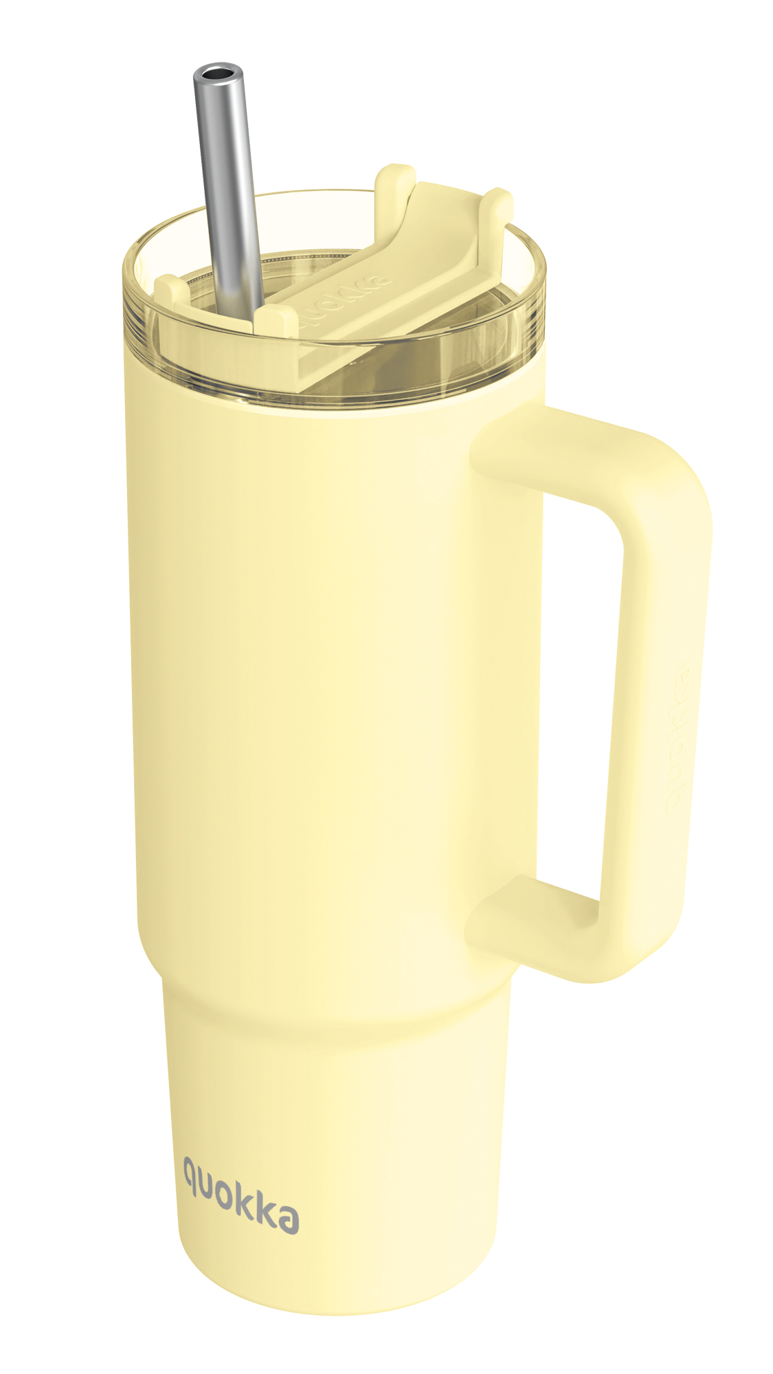 Taza acero inox drop safe vibe pastel yellow 880ml Quokka