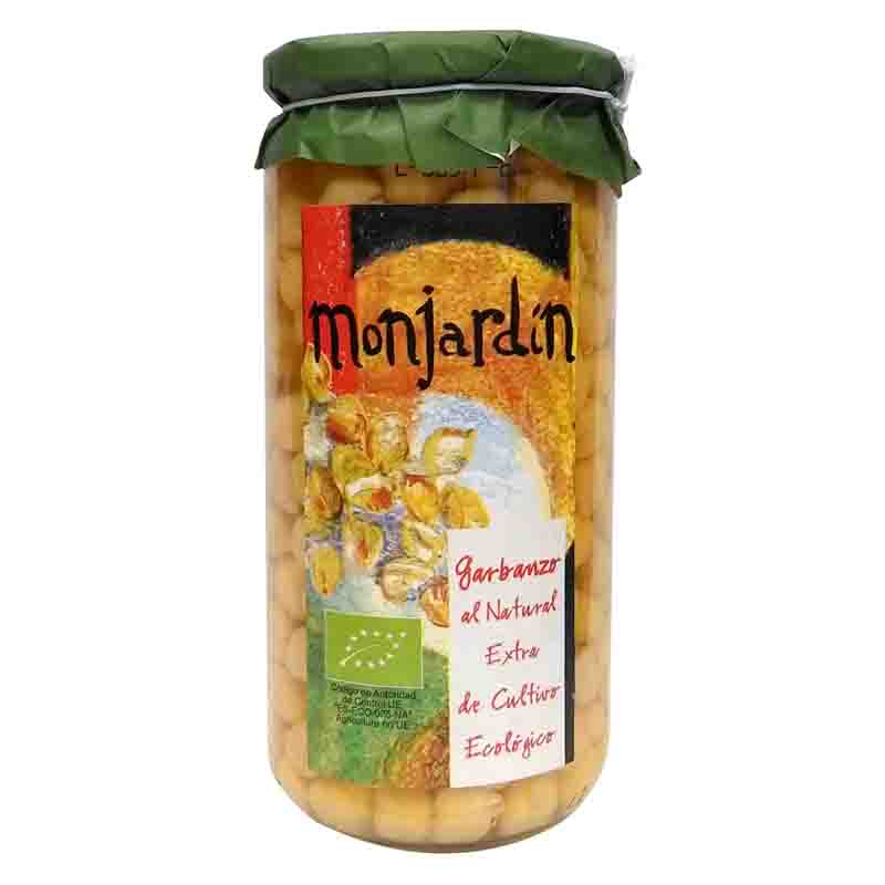 Garbanzos cocidos al natural Monjardin 660g | ecológico