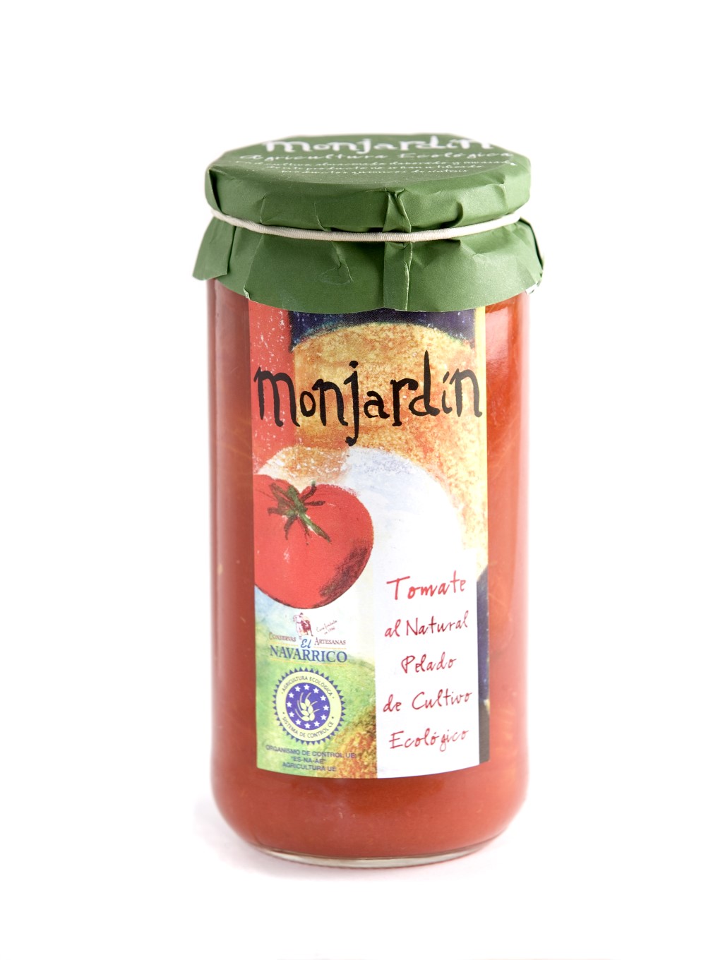 MONJARDIN - TOMATE ENTERO PELADO 660g BIO