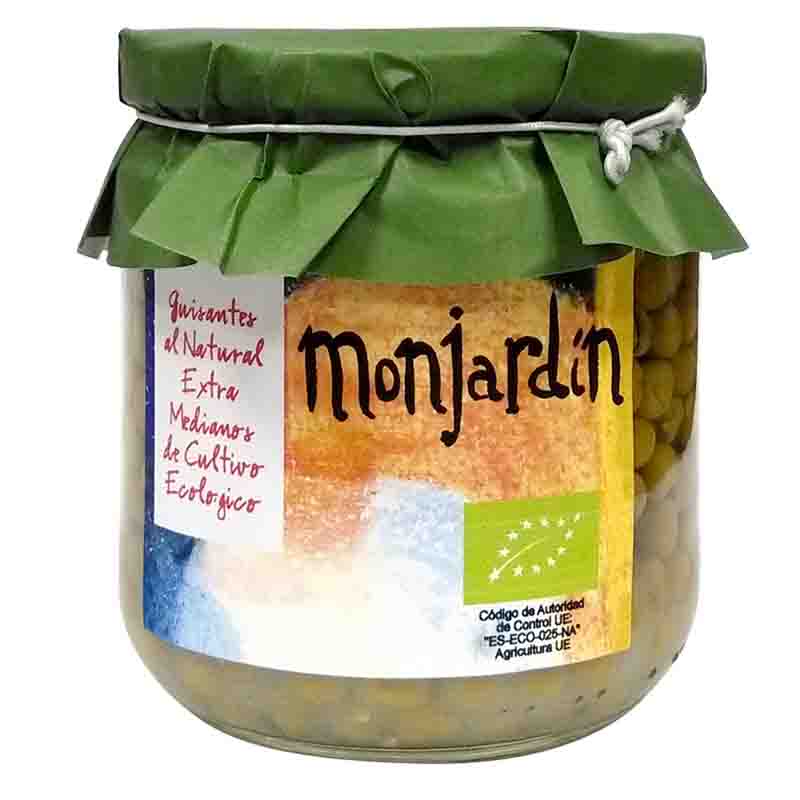 Guisantes al natural extra 330g BIO Monjardin