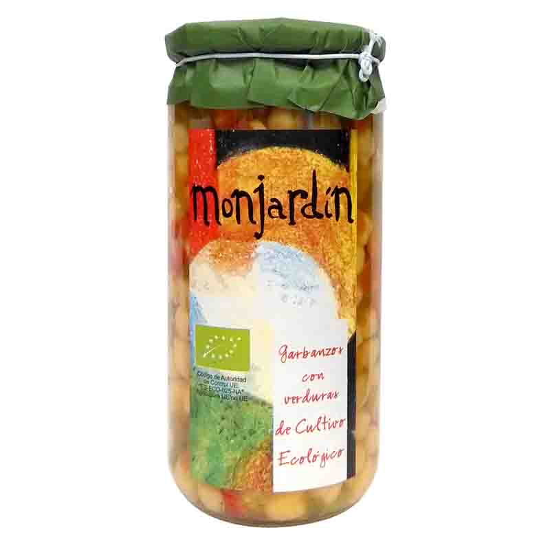 MONJARDIN - GARBANZOS COCIDOS CON VERDURA 720g BIO