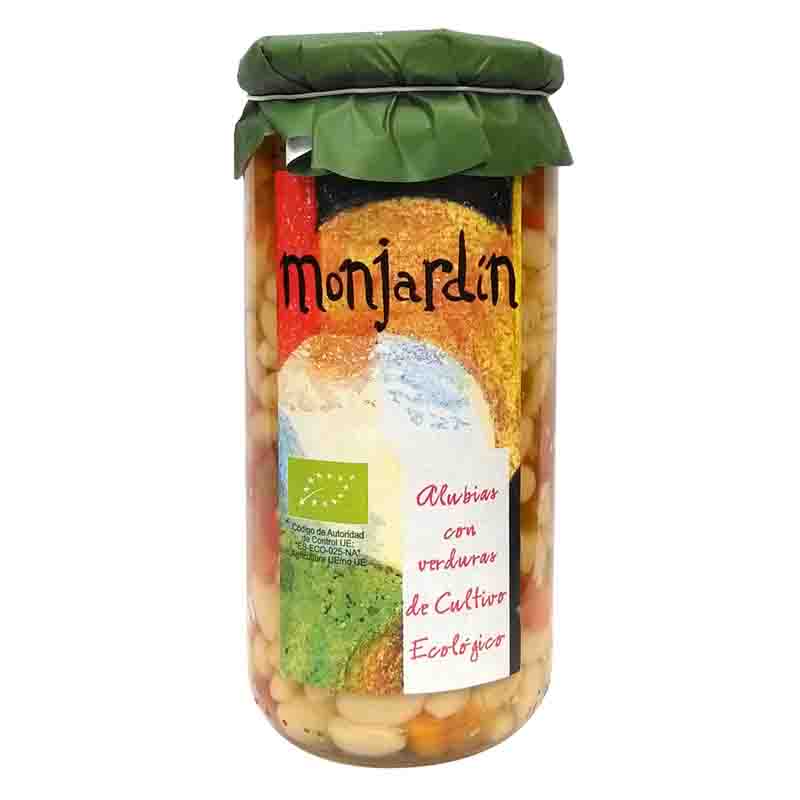 MONJARDIN - ALUBIAS COCIDAS CON VERDURAS 720g BIO