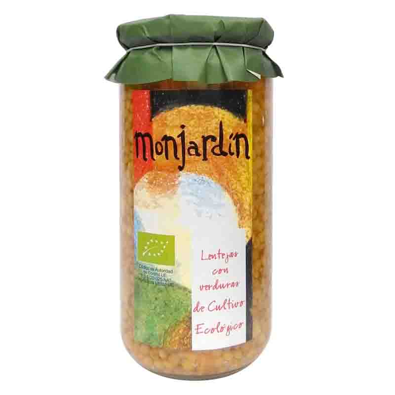 MONJARDIN - LENTEJAS COCIDAS CON VERDURA 720g BIO