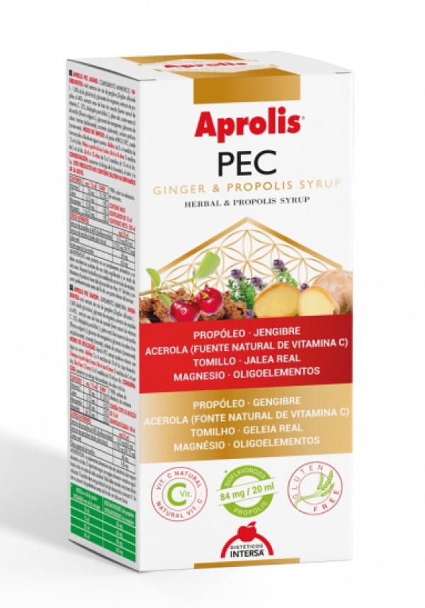 Aprolis Pec jarabe con propóleo y jengibre 180ml Intersa