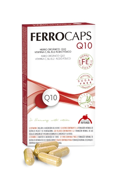 Ferrocaps Q10 60 cápsulas Dietéticos Intersa