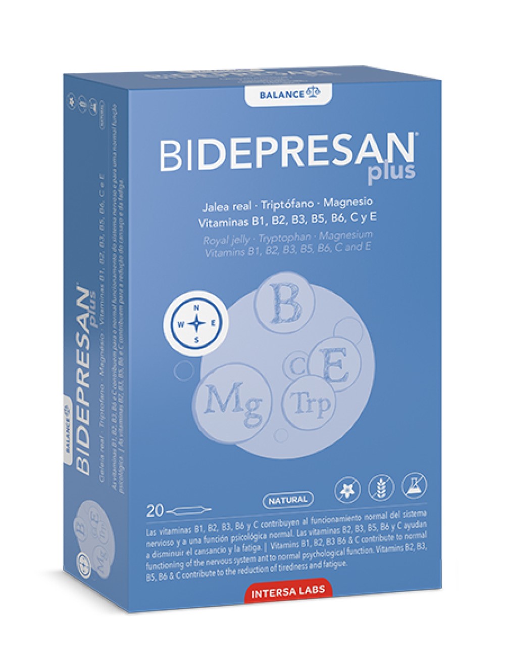 Bidepresan Plus 20 ampollas Intersa