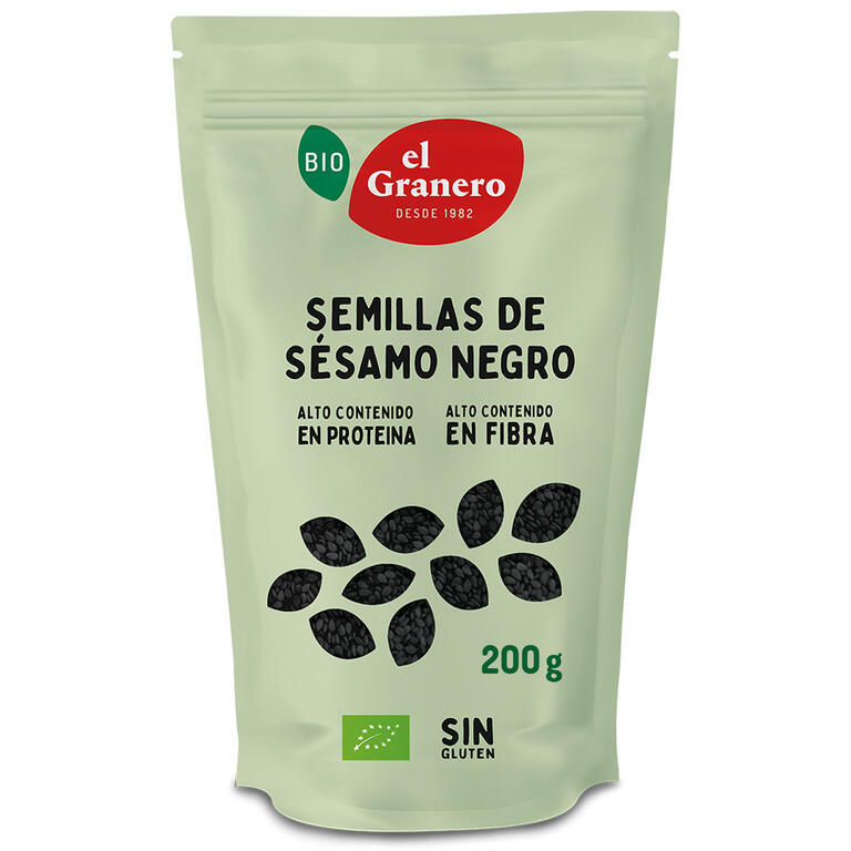 Semillas de Sésamo Negro Ecológico 200g El Granero