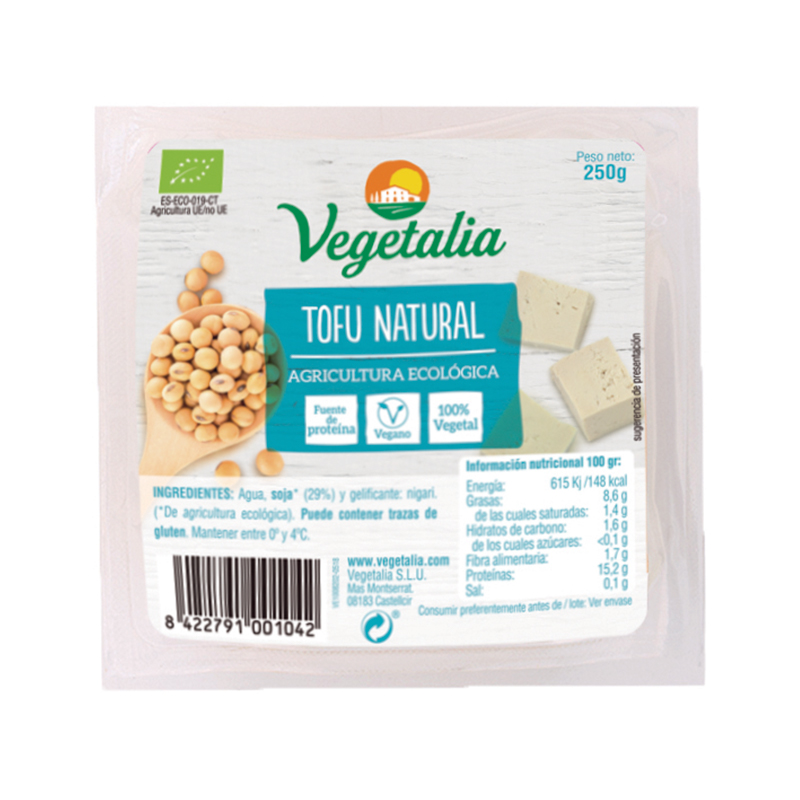 VEGETALIA - TOFU FRESCO 250g BIO