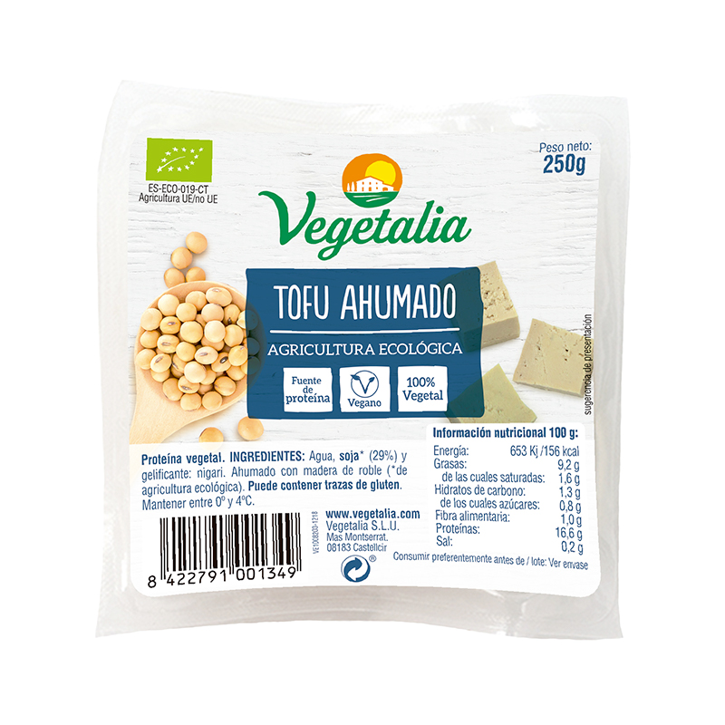 VEGETALIA - TOFU AHUMADO 250g BIO