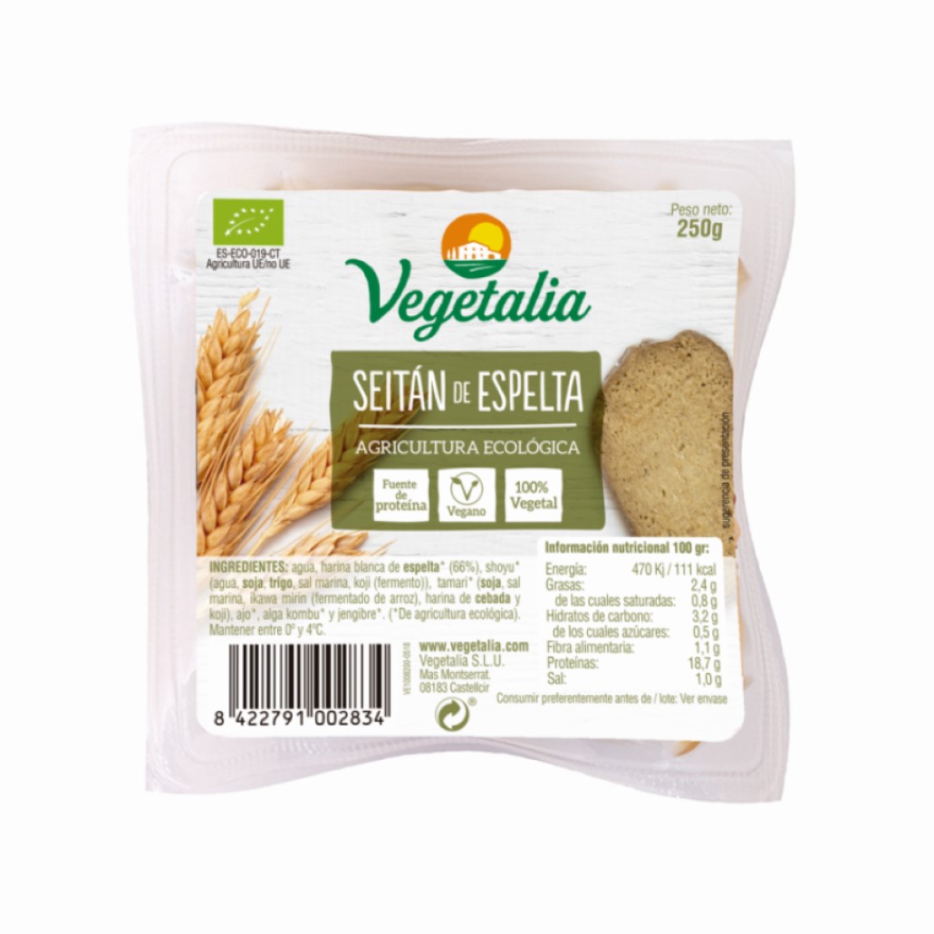 VEGETALIA - SEITAN DE ESPELTA 250g BIO (ENCARGO)