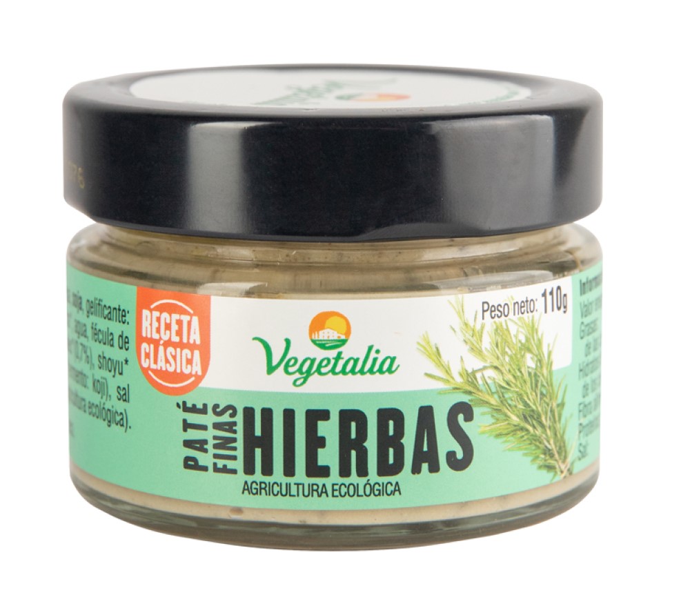 Paté finas hierbas 110g Vegetalia | ecológico