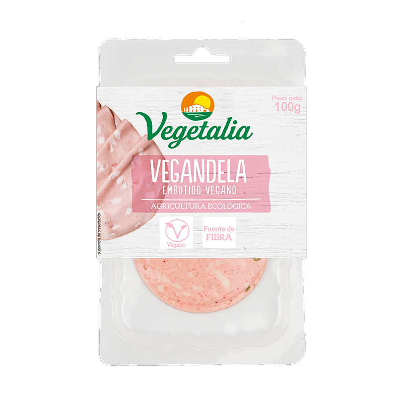 VEGETALIA - MORTADELA VEGANA 100g (VEGANDELA) BIO