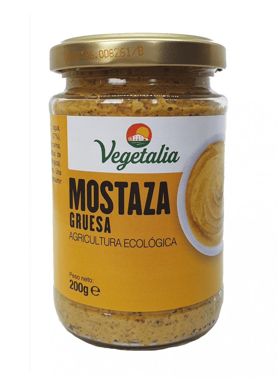MOSTAZA GRUESA VEGANA 200g BIO