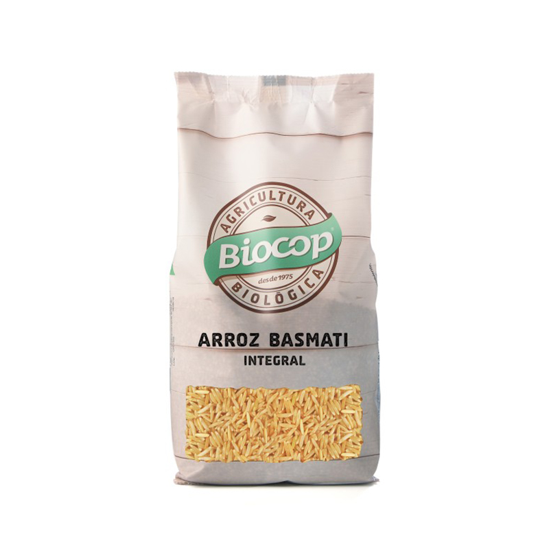 BIOCOP - ARROZ BASMATI INTEGRAL 500g BIO