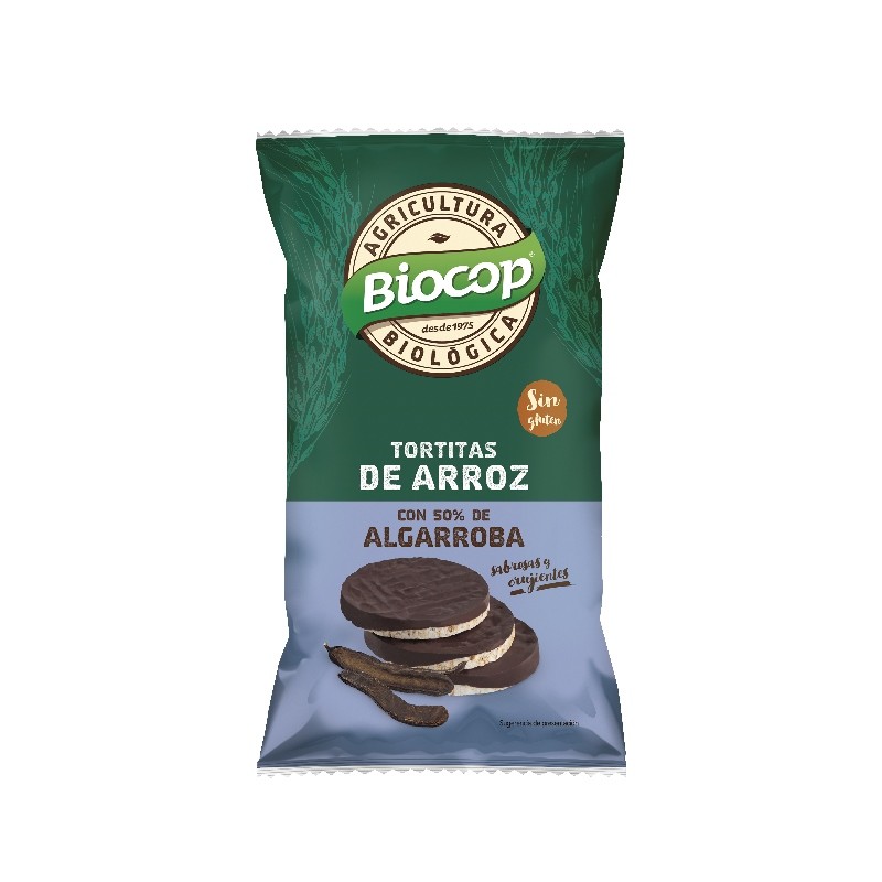 BIOCOP - TORTITAS ARROZ ALGARROBA 100g BIO