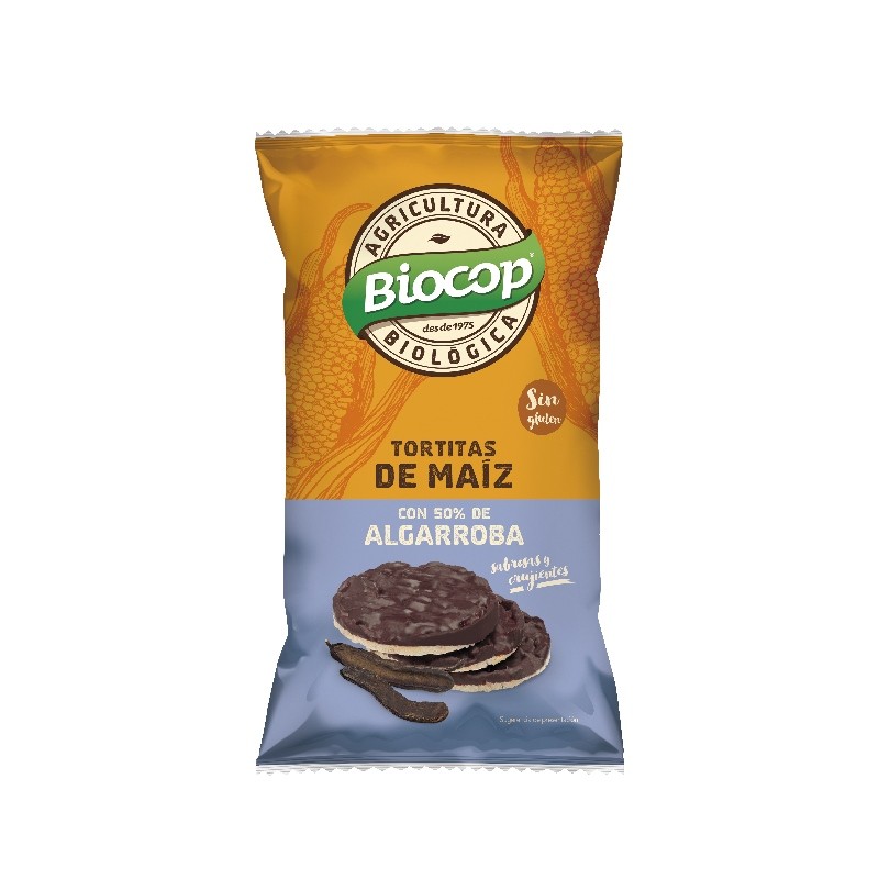BIOCOP - TORTITAS MAIZ ALGARROBA 100g BIO