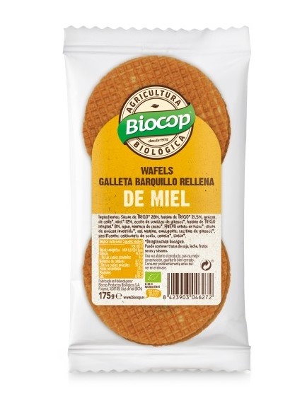 BIOCOP - WAFELS DE MIEL 175g BIO