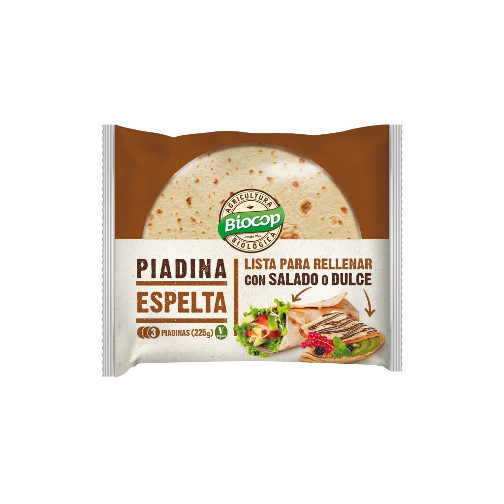Piadina de espelta 225g BIO Biocop
