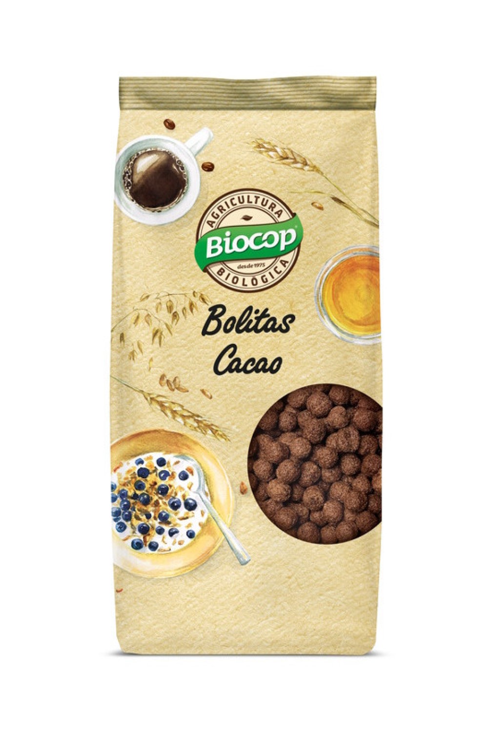 Bolitas de cereales con cacao Biocop 200g | ecológico