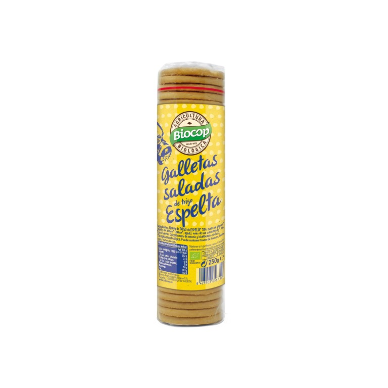Galletas saladas de espelta 250g Biocop | ecológico