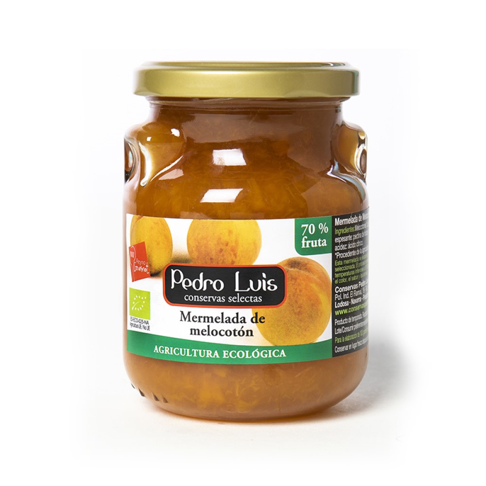 Mermelada de melocotón Pedro Luis 70% fruta | ecológico