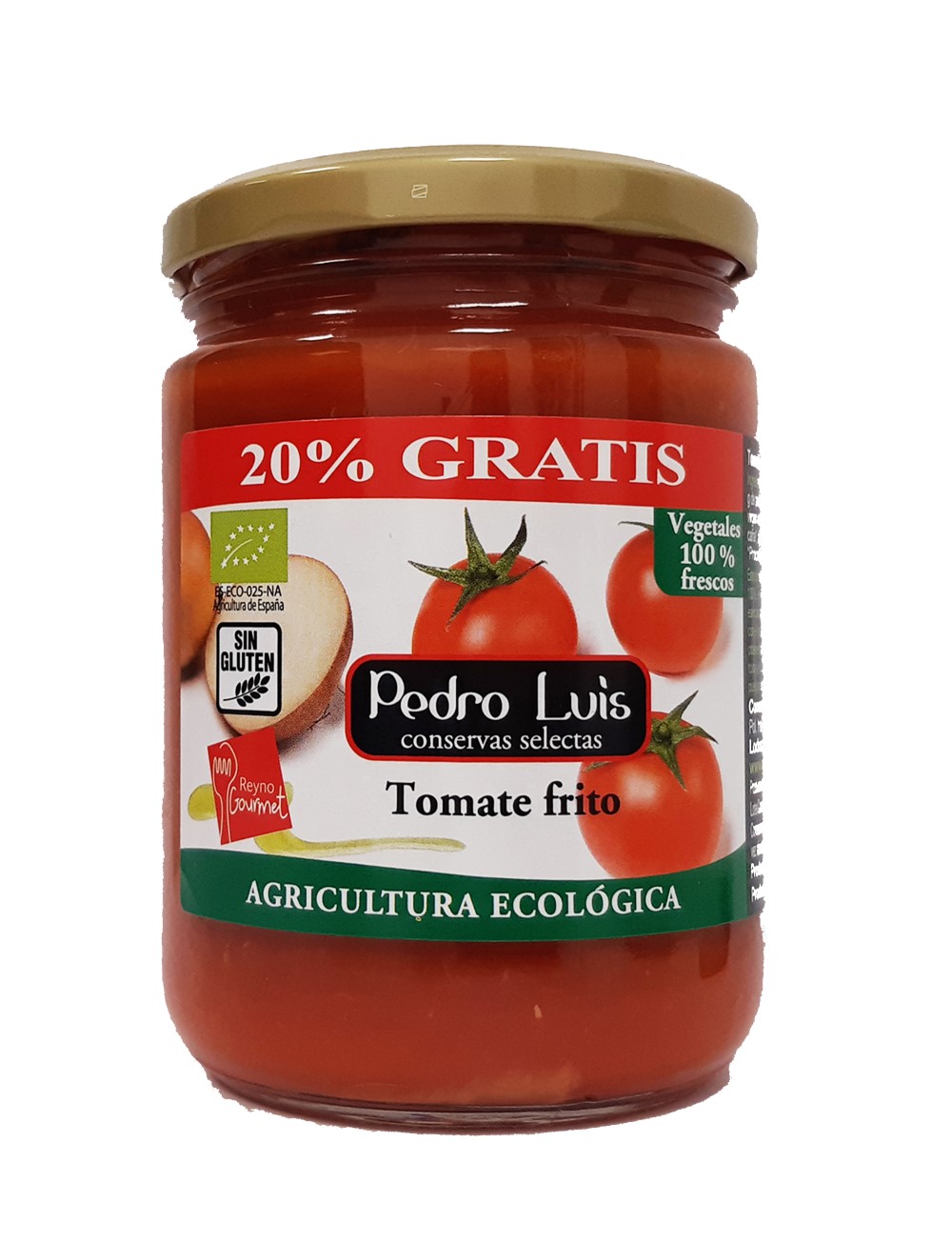 Tomate frito +20% GRATIS 415g BIO Pedro Luis 