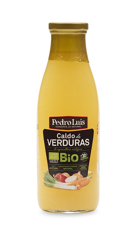 Caldo de verduras ecológico 750ml Pedro Luis