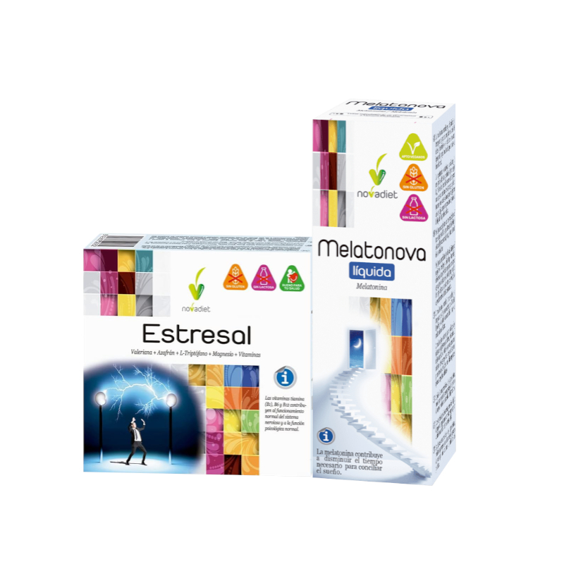 NOVADIET - ESTRESAL PACK  + MELATONOVA LIQUIDA