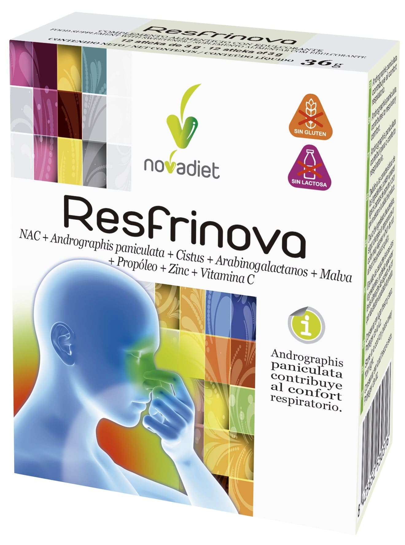 NOVADIET - RESFRINOVA 12 STICKS