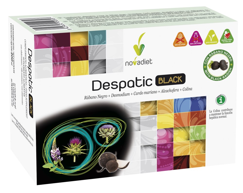 Despatic black 20 viales Novadiet